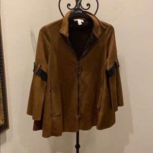 Suede Joseph Ribkoff jacket size 6